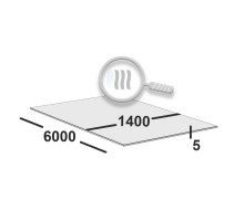 Лист горячекатаный 5 мм  1400х6000 Ст65г