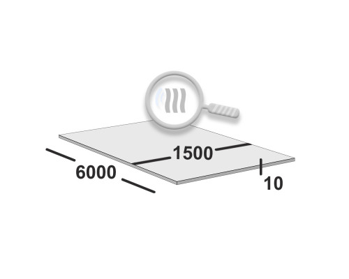 Лист горячекатаный 10 мм 1500х6000 10хснд