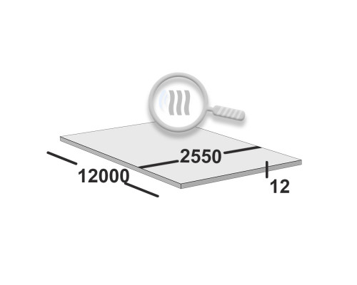 Лист горячекатаный 12 мм 2550х12000 ст20