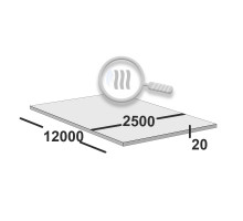 Лист горячекатаный 20 мм 2500х12000 10хснд