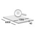 Лист горячекатаный 40 мм 1500х6000 10хснд-15