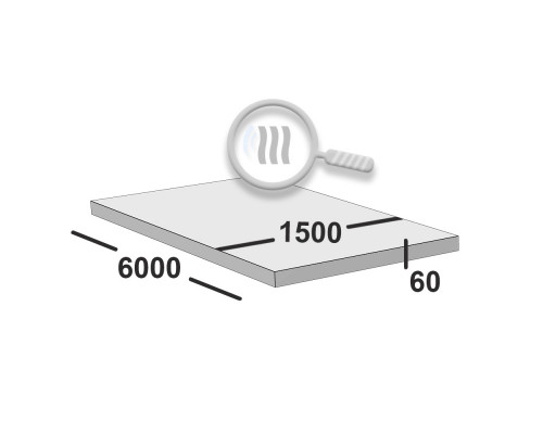 Лист горячекатаный 60 мм 1500х6000 10хснд-12-ГС