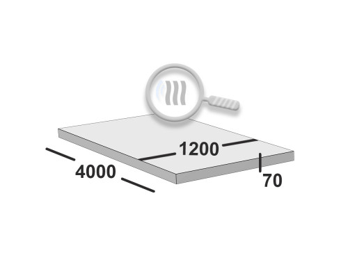 Лист горячекатаный 70 мм 1500х6000 40х