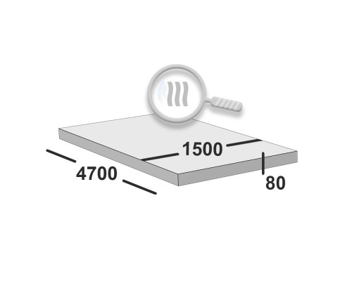 Лист горячекатаный 80 мм 1500х4700 ст45