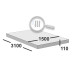 Лист горячекатаный 110 мм 1500х3100 09г2с-гс