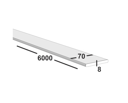Полоса металлическая 70х8