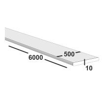 Полоса металлическая 500х10