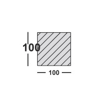 квадрат стальной 100х100