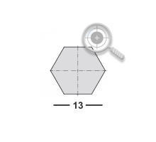 Шестигранник калиброванный 13 Ст45