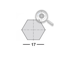 Шестигранник калиброванный 17 А-12