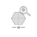 Шестигранник калиброваный 32 А-12