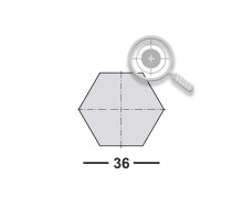 Шестигранник калиброваный 36 А-12