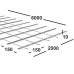Сетка сварная 150х150х10 мм , карта 6х2м В500С