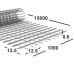 Сетка сварная 12.5х12.5х0.6мм , рулон 1х15м