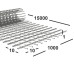 Сетка сварная 10х10х1мм , рулон 1х15м