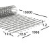 Сетка сварная 12.5х12.5х1.2мм , рулон 1х15м