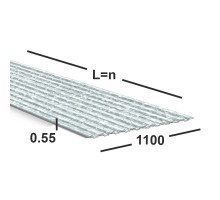 Профнастил оцинкованный С10 0.55 мм