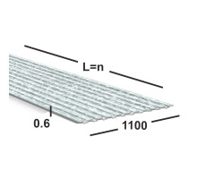 Профнастил оцинкованный С10 0.6 мм