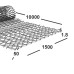 Сетка плетеная 50х50х1,8 мм не оцинкованная рабица рулон 1,5х10м