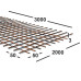 Сетка сварная 50х50х3мм  из проволоки Вр-1, карта 3х2м