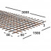 Сетка сварная 50х50х3 мм из проволоки Вр-1, карта 3х1,5м