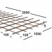 Сетка сварная 100х100х5 мм из проволоки Вр-1, карта 2х1м