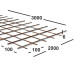 Сетка сварная 100х100х6мм  из проволоки В500С, карта 3х2м