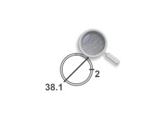 Труба нержавеющая 38,1х2 мм  aisi 304 (08х18н10) электросварная имп шлифованная