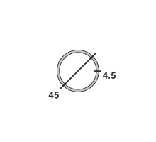Труба нержавеющая бесшовная 45х4,5 12х18н10т ГОСТ 9941-81