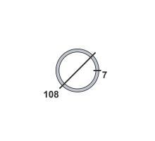 Труба нержавеющая бесшовная 108х7 12х18н10т ГОСТ 9941-81