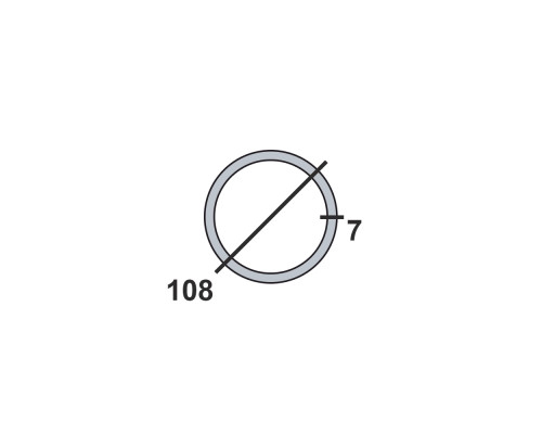 Труба нержавеющая бесшовная 108х7 12х18н10т ГОСТ 9941-81