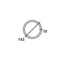 Труба нержавеющая бесшовная 143х10 12х18н10т ГОСТ 9941-81