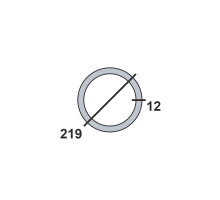 Труба нержавеющая бесшовная 219х12 12х18н10т ГОСТ 9941-81