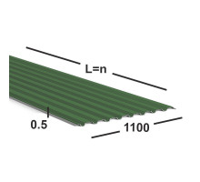 Профнастил С20 0,5 мм  (листва)