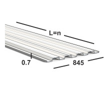 Профнастил Н60 0,7 мм Ral 9003 (белый)
