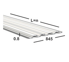 Профнастил Н60 0,8 мм Ral 9003 (белый)