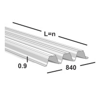 Профнастил Н153 0,9 мм  Ral 9003 (белый)