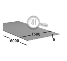 Лист нержавеющий 5 мм 1500х6000 aisi 304 горячекатаный