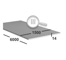 Лист нержавеющий 16 мм 1500х6000 aisi 316L горячекатаный