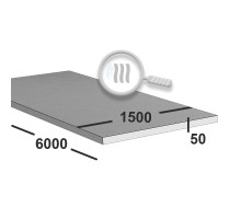 Лист нержавеющий 50 мм  1500х6000 aisi 321 горячекатаный