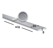 Полоса нержавеющая 80х8 (Шлифованная)