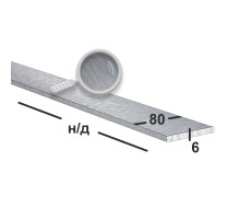 Полоса нержавеющая 80х6 (Шлифованная)