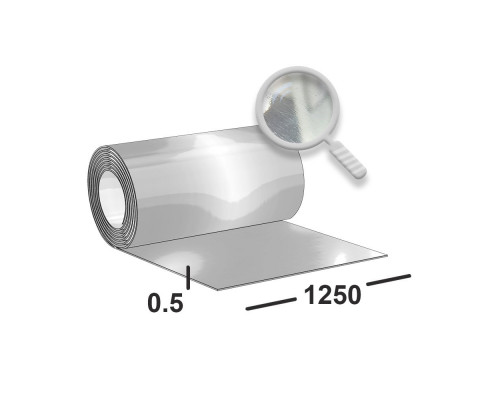 Рулон нержавеющий 0,5 мм  Aisi 430 (Зеркальный)