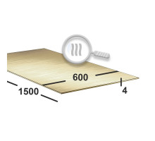 Латунный лист 4 мм  600х1500 ЛС59-1 г/к