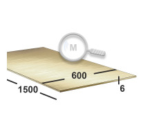 Латунный лист 6 мм  600х1500 Л63 мяг