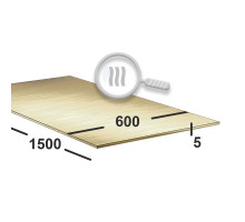 Латунный лист 5 мм  600х1500 ЛС59-1 г/к