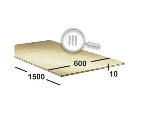 Латунный лист 10 мм 600х1500 Л63 г/к