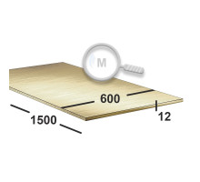 Латунный лист 12 мм 600х1500 Л63 мяг