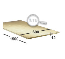 Латунный лист 12 мм  600х1500 Л63 п/тв