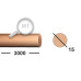 Медный пруток 15 мм М1 3 м